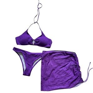 Purple Bikini Set Size Large